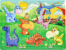 Wooden Jigsaw Puzzles for Kids Gifts | 40 Piece Toddler Jigsaw Puzzles for Girls Boys Age 3 4 5 Years Old (Crazy Animals)