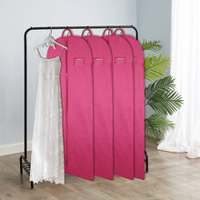 Goal Winners Breathable Wedding Gown Long Dress Bridesmaid Showerproof Garment Clothes Cover Storage Bags - 183cm (72 Inch) - Pink