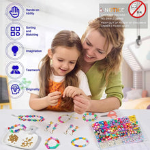 8500+ Pcs Clay Beads Bracelet Making Kit Round Flat Beads Polymer Clay Beads Set Clay Spacer Heishi Beads for Jewellery Making Bracelets Necklace DIY Jewellery Making Kit for Kids Adults,2 Boxes