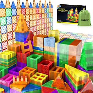 Magnetic Tiles 102PCS Building Blocks for Kids Construction STEM Toys for Boys and Girls Strong Magnet Montessori Toys Kids Activities Games - Advanced Playset