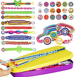 Friendship Bracelet Making Kit, KEEHOM DIY Bracelet Craft Kid Girls Jewellery Making Kits Birthday Gifts for Ages 8-12yr, Art and Crafts Toys for Girls