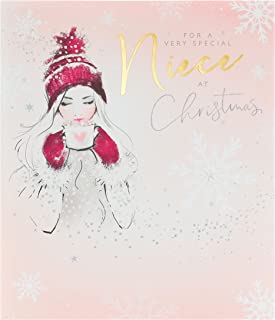 Niece Christmas Card - Christmas Card for Her - to Niece Christmas Card - Happy Christmas Niece Card - from Aunt or Uncle