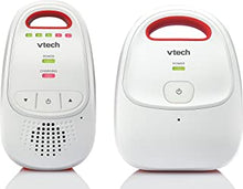 VTech Baby BM1000 Digital Audio Baby Monitor, White/Red