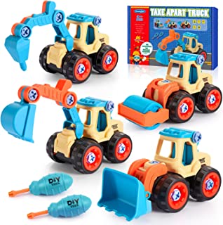 Anginne Digger Toys for 3-12 Year Olds, Kids Toys Age 3 4 5 6 7 Games for 3-12 Year Olds Boys Toys Age 3-10 Years Old Boys Gifts Construction Toys 3-9 Year Old Boy Gifts Christmas Xmas Gifts for Kids