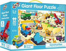 Galt Toys, Giant Floor Puzzle - Construction Site, Floor Puzzles for Kids, Ages 3 Years Plus