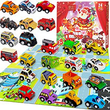 Lubibi Toys Advent Calendar 2022,24 Pull Back Cars Toys Set With Game Map For Kids,24-Days Christmas Countdown Days Calendar Party Favours, Christmas Birthdays Surprised Gift For Kids Boys Girls