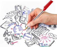 STAEDTLER Stick 430 M-9 Ballpoint Pen Medium - Black (Box of 10)