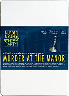 Murder at the Manor 6-14 Player Murder Mystery Flexi-Party Dinner Party Game