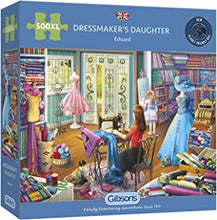 The Dressmaker's Daughter 500 Extra Large Piece Jigsaw Puzzle for Adults| Sustainable Puzzle for Adults | Great Gift for Adults | Gibsons Games