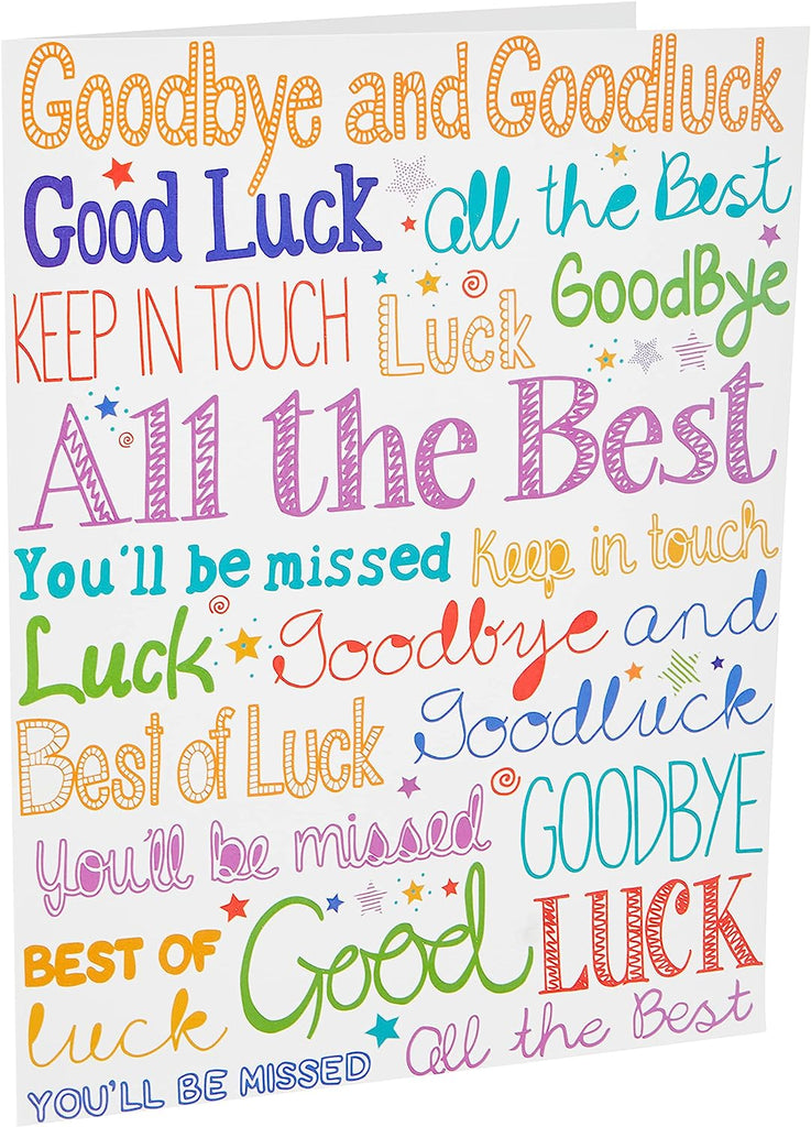 Piccadilly Greetings Group Ltd Sloane Graphics Goodbye and Good luck F ...