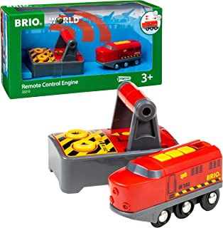 BRIO World Remote Control Train Engine for Kids Age 3 Years Up - Compatible with all Railway Sets & Accessories