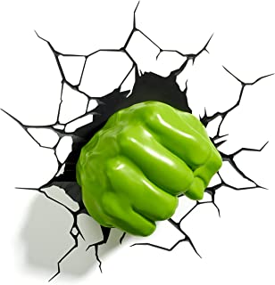 Marvel Hulk Fist 3d Wall Light Green