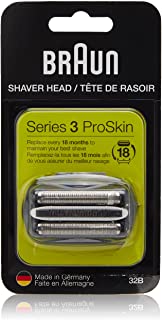 Braun Series 3 32B Foil & Cutter Replacement Head, Compatible with Models 3000s, 3010s, 3040s, 3050cc, 3070cc, 3080s, 3090cc (Packaging May Vary)