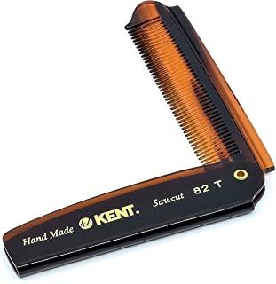 Kent Brushes Handmade Combs Large Folding Pocket Comb for Men