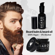 [Upgraded] Moosetache And Eagle 8 in 1 Mens Beard Grooming Kit for Men - 100% Vegan, 0% Alcohol Luxury Beard Kit for Men - Beard Oil and Balm Set, Beard Brush and Comb Set, Scissors, Tweezers & Towel