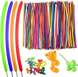 100pcs Modelling Balloons Twisting Large Mixed Coloured Art Craft Kit For Kids Birthday Party Decorations Bag Filler