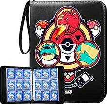 Card Binder for Pokemons Trading Cards Binder Extra Large 900 Pockets Trading Card Albums with sleeve Card holder Collection Binder for TCG (900 black)