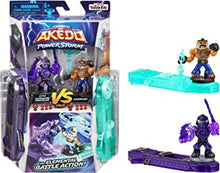 Legends of Akedo Powerstorm Versus Pack 2 Mini Battling Warriors and 2 Battle Controllers Epic Shadowfire Nightblade Versus Overboard