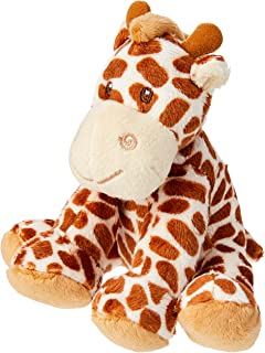 Suki Baby Small Bing Bing Soft Boa Plush Rattle with Embroidered Accents (Giraffe)