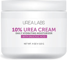 Urea Cream 10% Skin Care Moisturizer with Salicylic Acid, Aloe Vera Gel, Jojoba Oil. 150ml. Healing, Hydrating for Hand Face Foot and Body Use.
