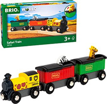 BRIO World - Safari Train for Kids Age 3 Years Up - Compatible with all BRIO Railway Sets & Accessories