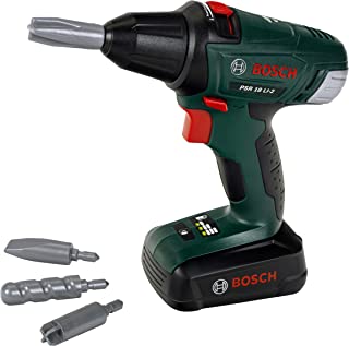 Theo Klein 8567 Bosch Cordless Screwdriver I Battery-Powered Screwdriver with Rotating and Interchangeable Bits I Light and sound I Toys for Children Aged 3 and over