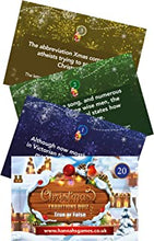 Christmas Traditions Game Pocket Quiz Trivia - 20 True or False Christmas Games Question Cards- Family Table Or Xmas Eve Box Or Cracker Fillers Or Advent Calendar Card Fun for Adults/Family/Kids