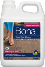 Bona Wood Floor Cleaner Refill - for use with Bona Spray Mop Kit, 2.5l