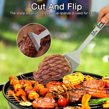 AISITIN BBQ Accessories Tools Stainless Sturdy Utensils Grill Set 5PCS for Backyard Barbecue Camping Cooking Picnic and Gifts for Men&Women