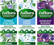 Zoflora 12pc x 120ml Mixed Pack Assortment, Concentrated Antibacterial Disinfectant, All Purpose Cleaner, Surface Cleaning Solution, Kills 99.9% of Bacteria and Viruses – Fragrances May Vary