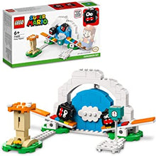 LEGO 71405 Super Mario Fuzzy Flippers Expansion Set, Buildable Toy Game, Gifts for 6 Plus Year Old Girls & Boys with 2 Figures and Mushroom Trampoline