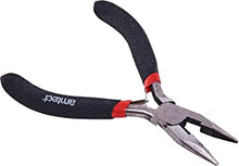 Amtech B3186 Mini Long Nose Plier with Spring, Black Silver & Red, 15cm