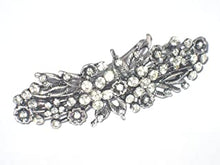 8 cm Vintage/Antique Style Crystal/Diamante Flower Design Hair Barrette/Hair Clip/Hair Slide