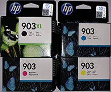 HP 903Xl black and HP 903 1x cyan/magenta/yellow original Ink cartridges for HP Officejet 6950, HP Officejet Pro 6960, HP Officejet Pro 6970