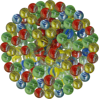 ARSUK Cat's Eye Marbles, Glass Marbles, Comes in a Bag, Protection Against Damage, Sports Toys & Outdoor Games (40 Pcs Colour Marble)