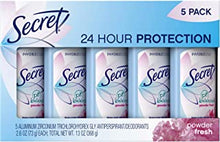 Secret Invisible Solid Deodorant, Powder Fresh (2.6 oz., 5 pk.)