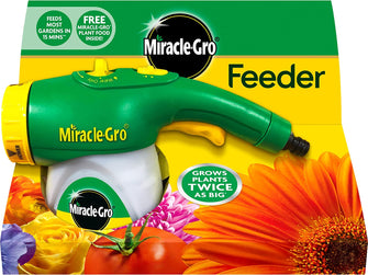 Miracle-Gro Feeder Unit filled with All Purpose Soluble Plant Food, Connects Straight to a Garden Hose