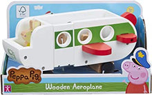 Peppa Pig Wooden Aeroplane, push along vehicle, imaginative play, preschool toys, fsc certified, sustainable toys, gift for 2-5 years old