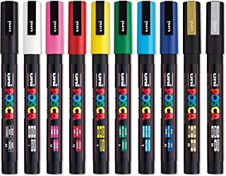 POSCA - PC-3M - Paint Marker Art Pens – 0.9-1.3mm – Pack of 10 Markers