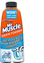 Mr Muscle Drain Foamer, Drain Cleaning Foam to Unblock & Eliminate Odour, 500 ml (Pack of 1)