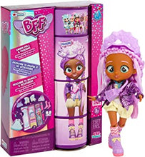 BFF By Cry Babies Phoebe | Collectible Fashion Doll with Long Hair, fabric Clothes and 9 Accessories - Gift Toy for Girls and Boys +5 Years