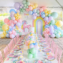 Pastel Balloon Arch Kit, 137 PCS Rainbow Balloon Arch Kit for Birthday Party Decorations Wedding Boy or Girl Baby Shower Decorations Gender Reveal Balloons