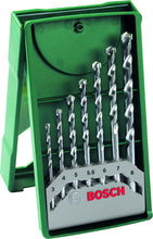 Bosch 7pc. Mini-X-Line Masonary Drill Bit Set (for Masonary,  3-8 mm, Accessories Drill Driver)