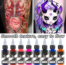 Tattoo Ink Set (1oz 15ml/Bottle) - SNDE Pigment Kit, 16 Color Professional Grade Permanent Pure Pigment for Makeup, and Body Art