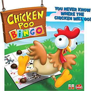 Chicken Poo Bingo: You Never Know Where The Chicken Will Go! | Kids Games | For 2-4 Players | Ages 4+