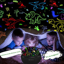 Dinosaur Toys for 3-8 Year Old Boys, Dino Projector Lamp Kids Toys for Age 3-10, 2 in 1 Boys Toys for 4-9 Year Old Kids, Xmas Stocking Fillers Birthday Gifts for Boys Age 3-9, Dinosaur Gifts for Boys