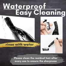 URBANER Battery Operated Waterproof Eyebrow Trimmer for Men, Compact Electric Beard Razor, Portable Facial Hair Clipper, Safe Blade, Lightweight, MB-062