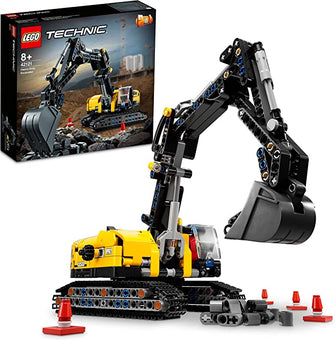 LEGO Technic Heavy Duty Excavator 42121;  2 in 1 Model Builder Kit for Boys and Girls Who Love Bucket Toys (