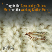 Dr. Killigan's Premium Clothing Moth Traps with Pheromones Prime  Non-Toxic Clothes Moth Trap with Lure for Closets & Carpet  Moth Treatment & Prevention  Case Making & Web Spinning (Black)