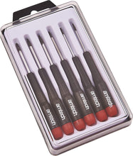 Amtech L0530 6pc Precision Torx Screwdriver Set, T5, T6, T7, T8, T9 & T10 Plastic Handles Screwdrivers with Plastic Storage Case